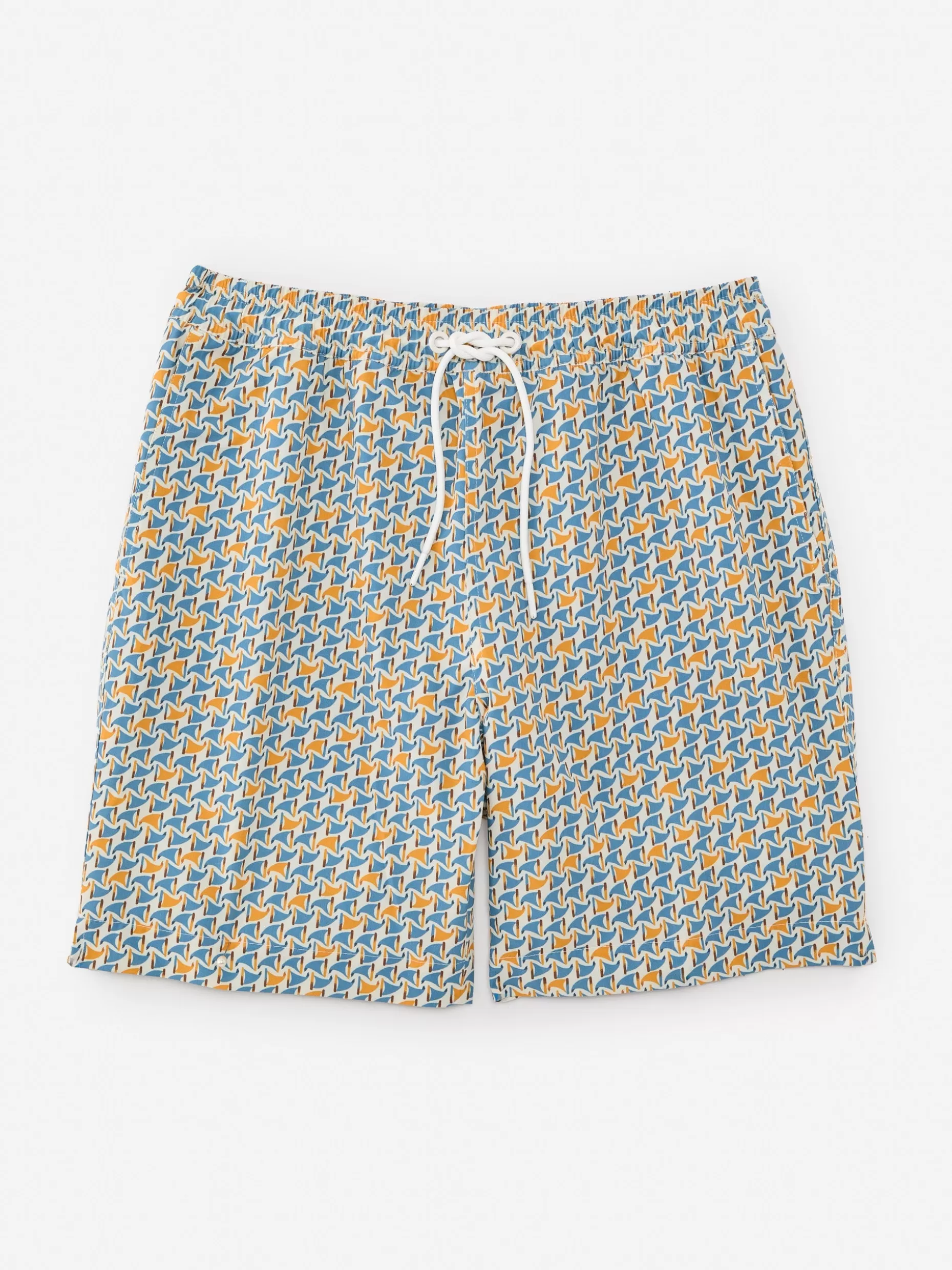 J. McLaughlin Bruce 7" Swim Trunks In Colorguard Creation- Swim