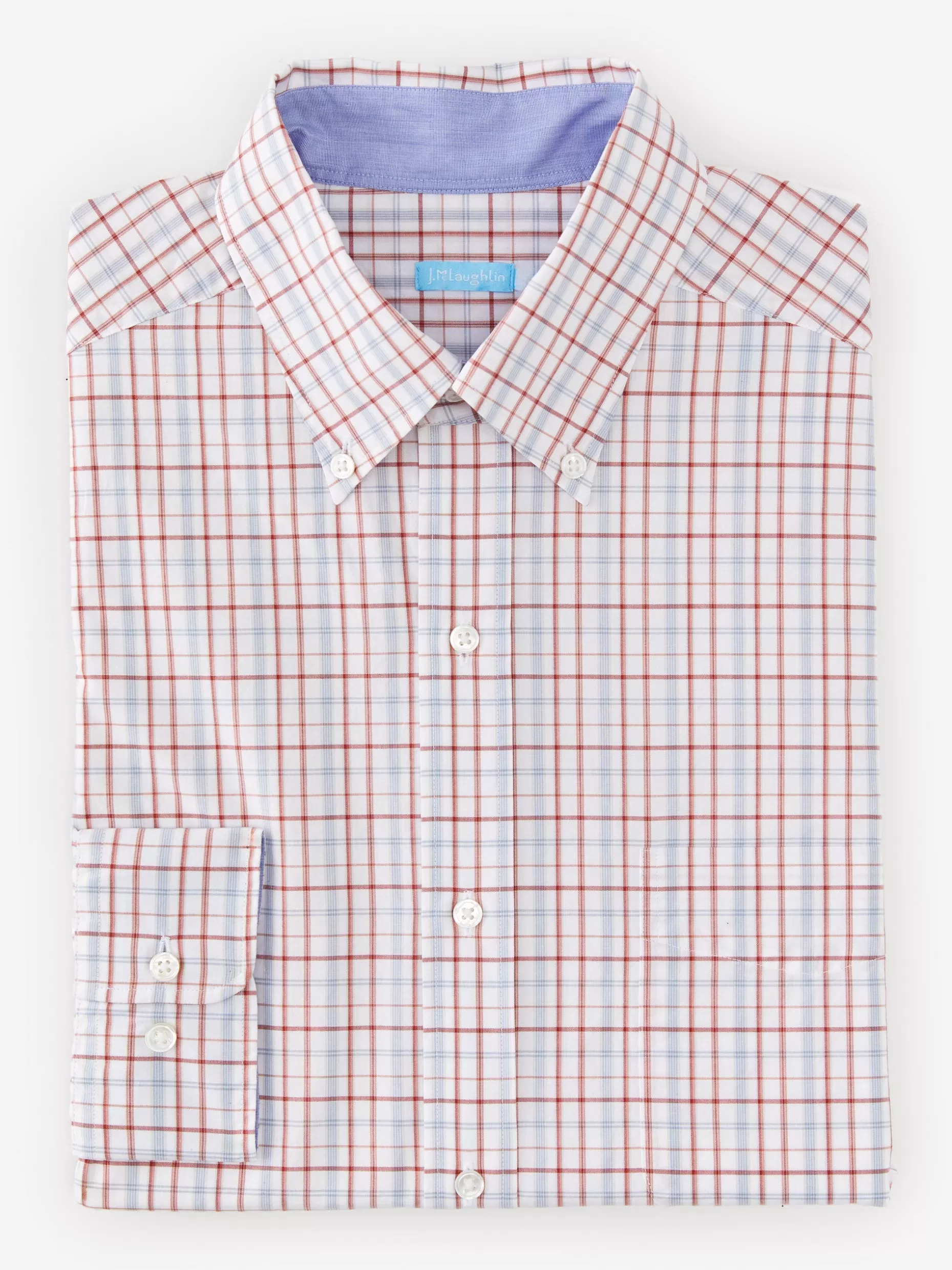 J. McLaughlin Collis Classic Fit Shirt In Plaid- Shirts
