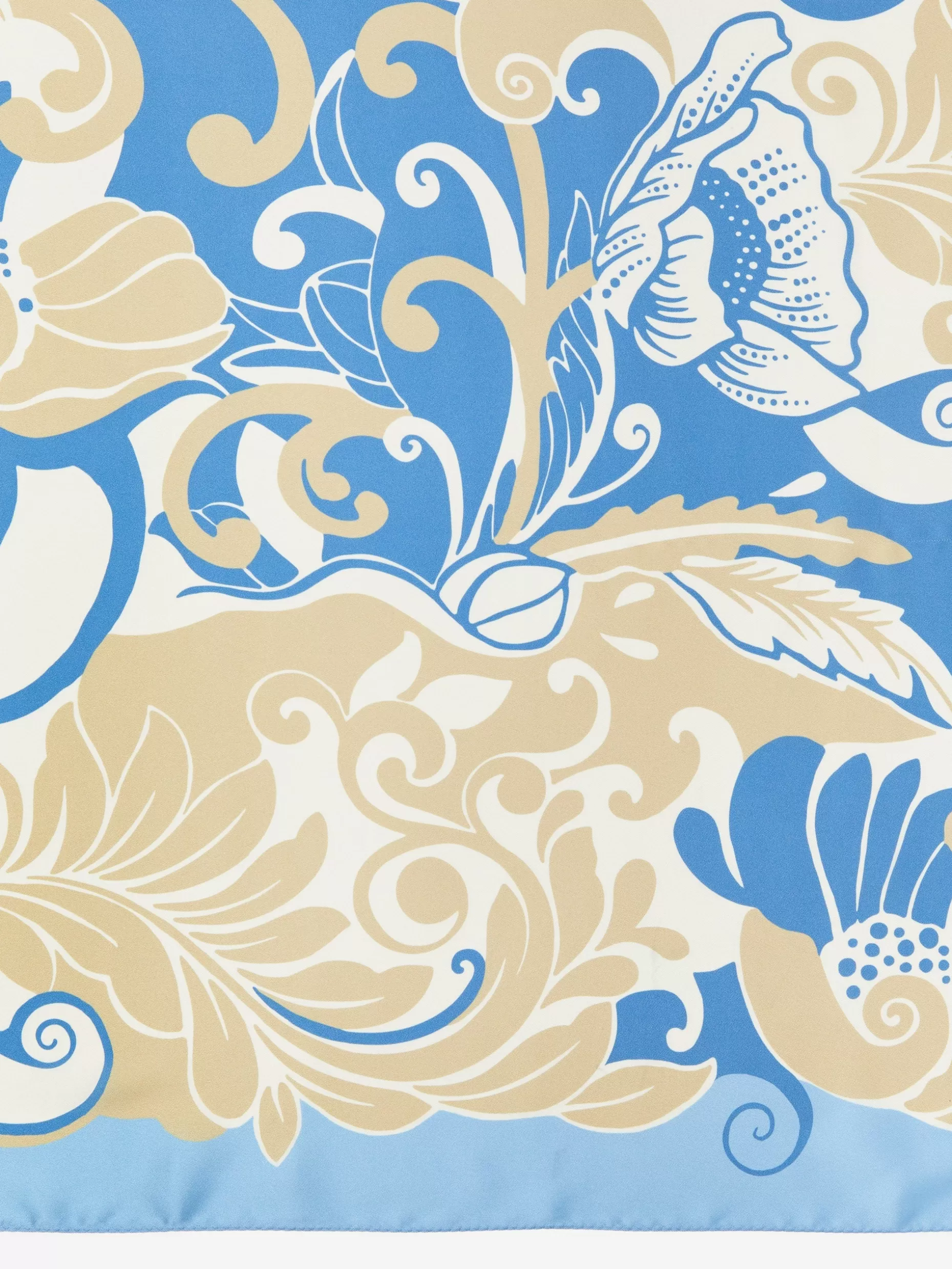 J. McLaughlin Gemma Scarf In Maxi Pandora Floral Border-Women Shoes & Accessories | Scarves