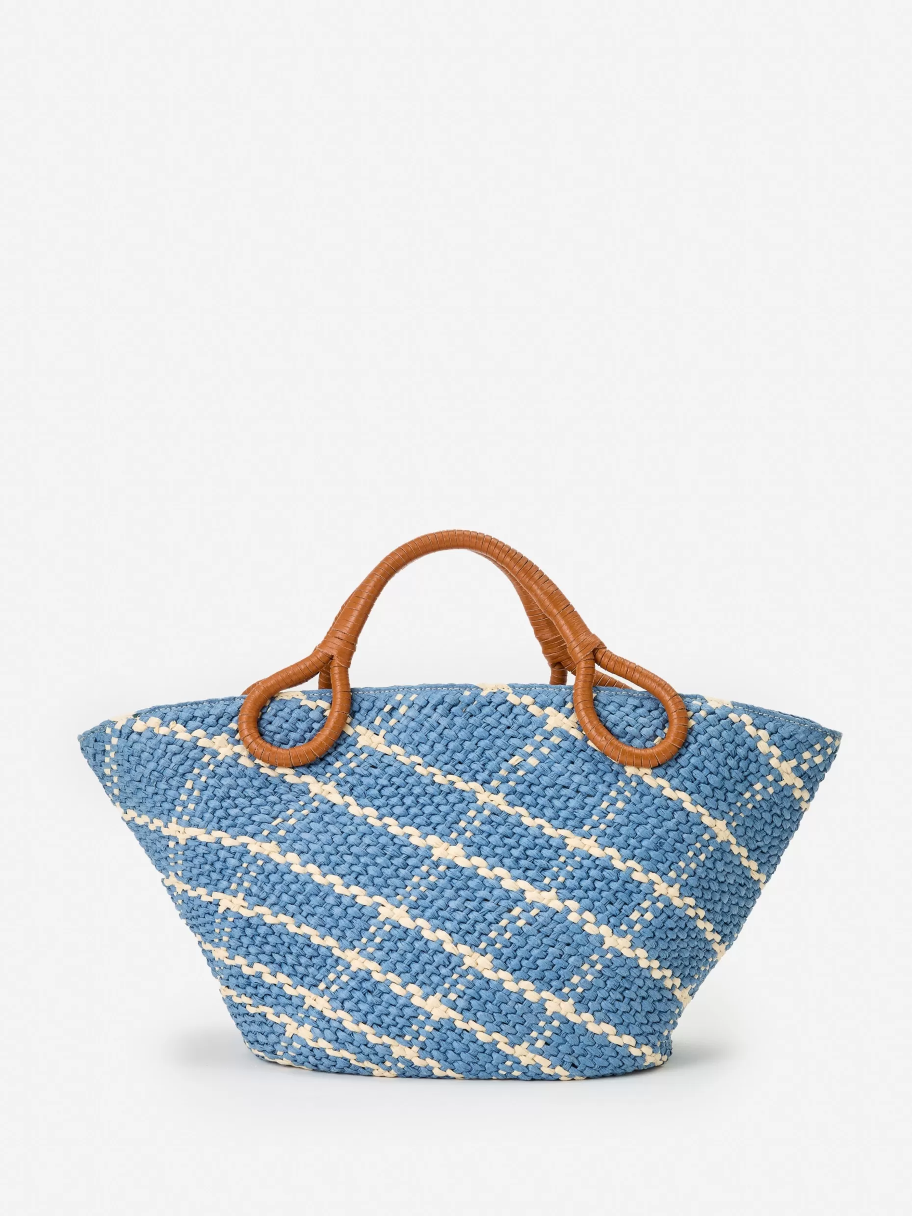 J. McLaughlin Georgica Tote In Raffia Jacquard-Women Shoes & Accessories | Totes