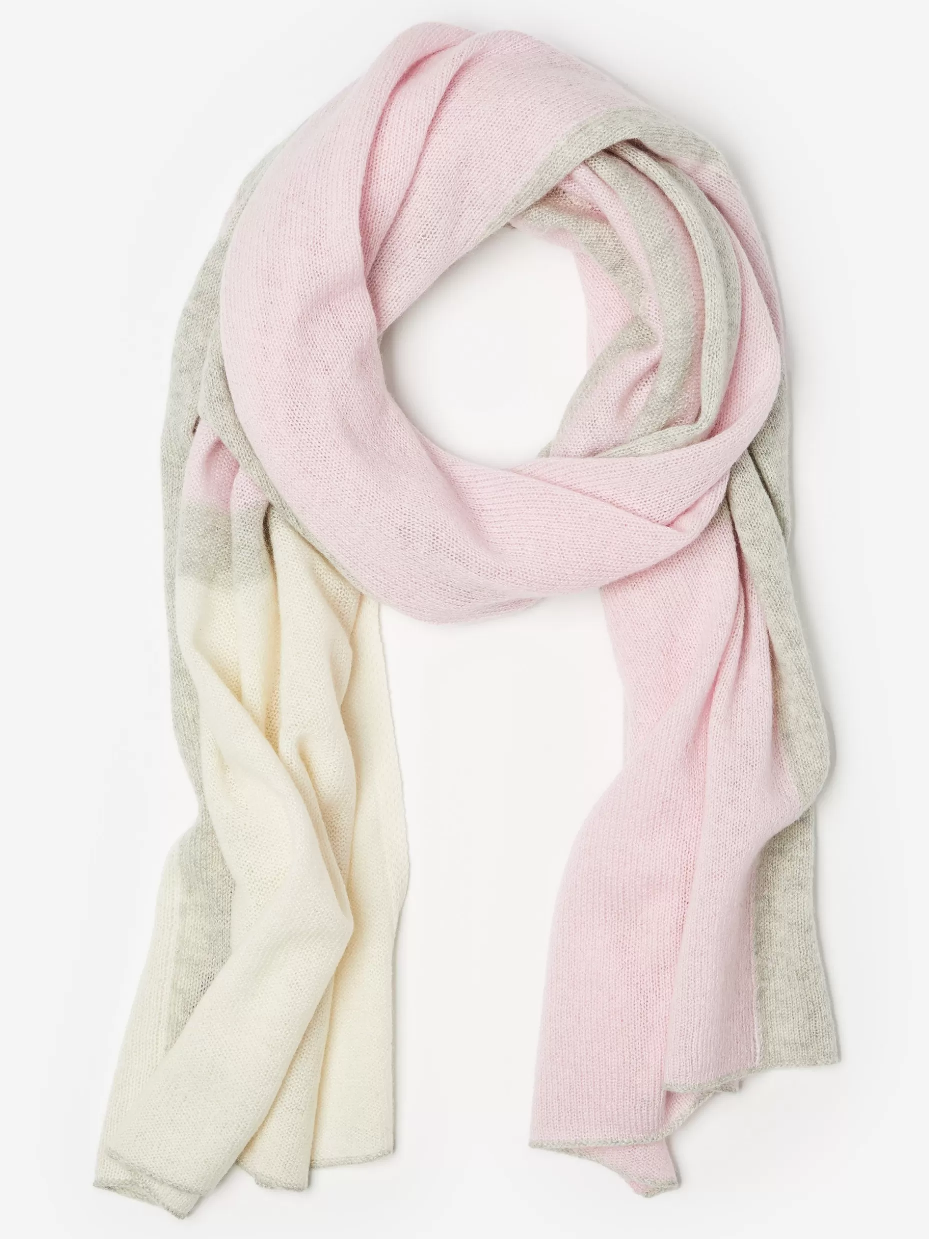 J. McLaughlin Jolene Cashmere Scarf In Color Block-Women Shoes & Accessories | Scarves