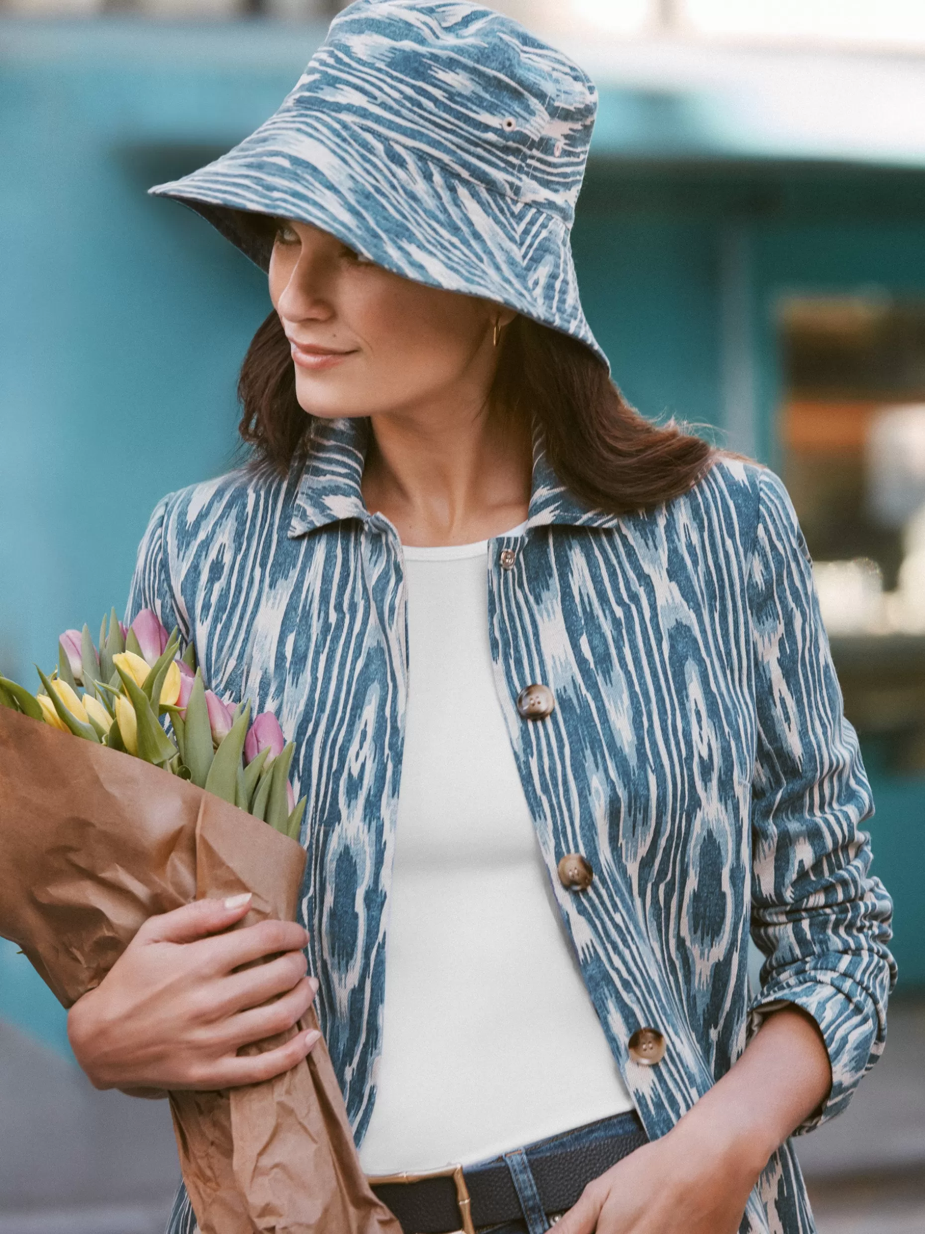 J. McLaughlin Keely Hat In Beau Bois-Women Shoes & Accessories | Hats