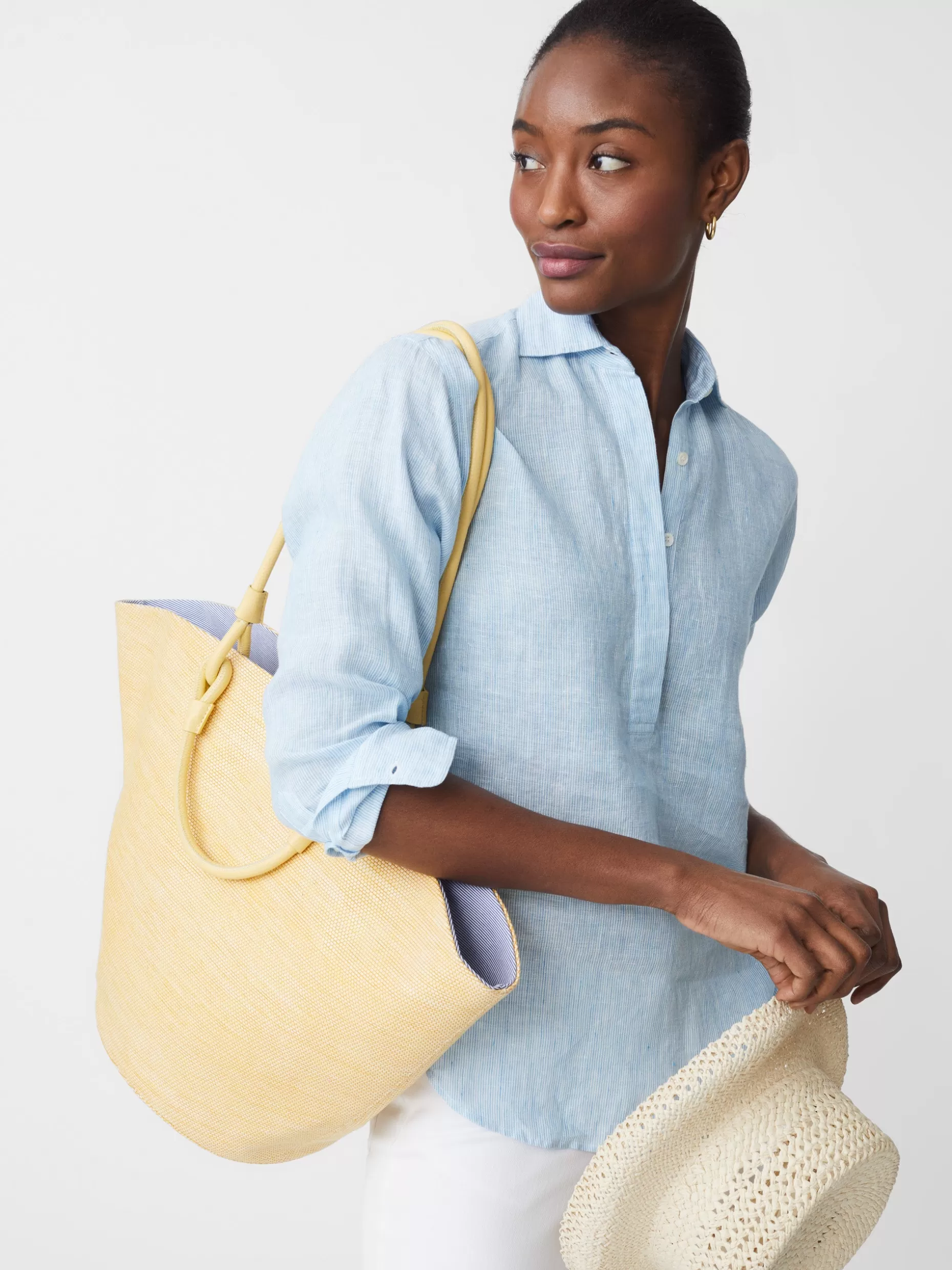 J. McLaughlin Lena Grasscloth Tote-Women Totes | Handbags