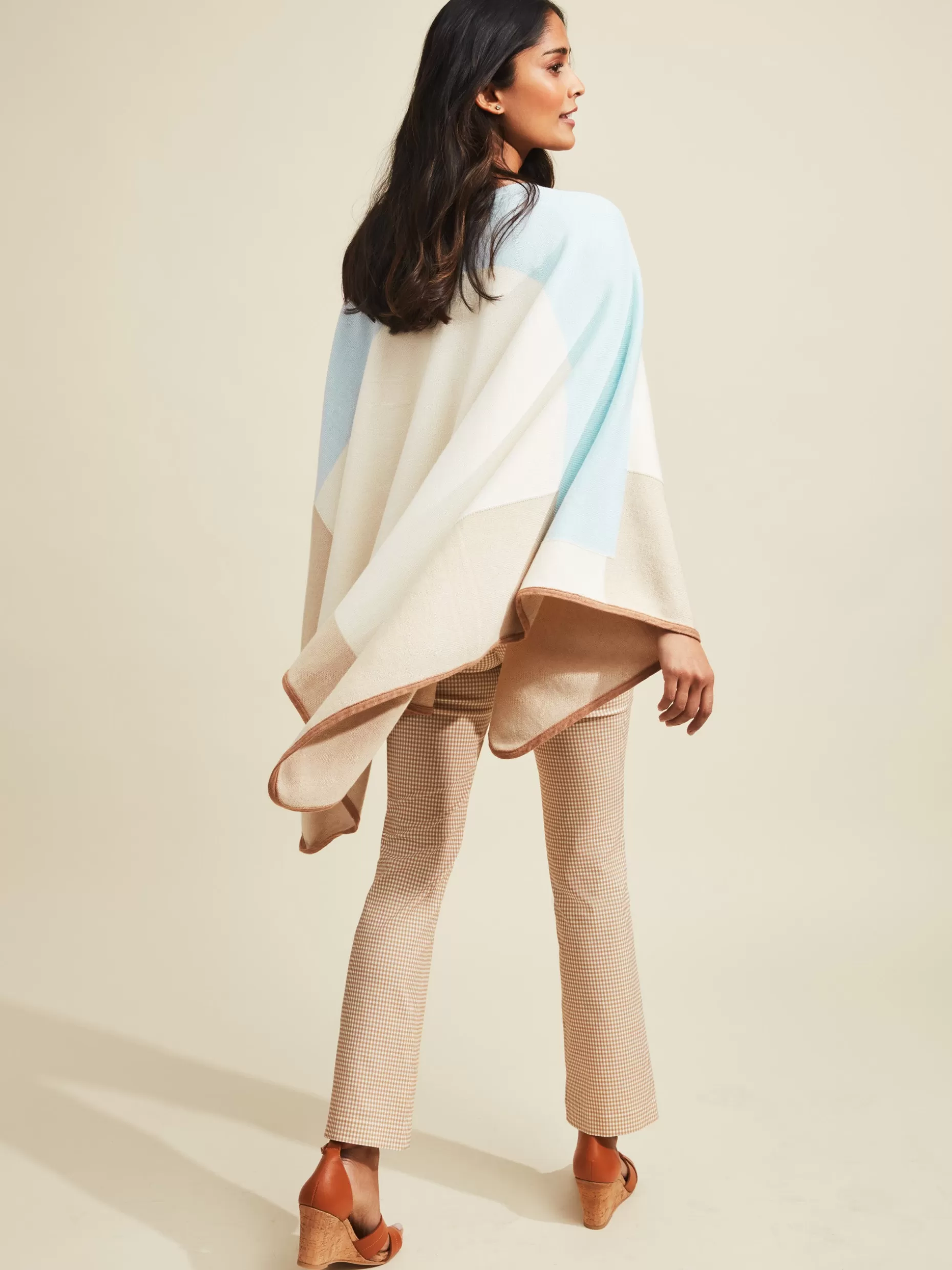 J. McLaughlin Noreen Wrap In Colorblock-Women Jackets & Outerwear | Sweaters