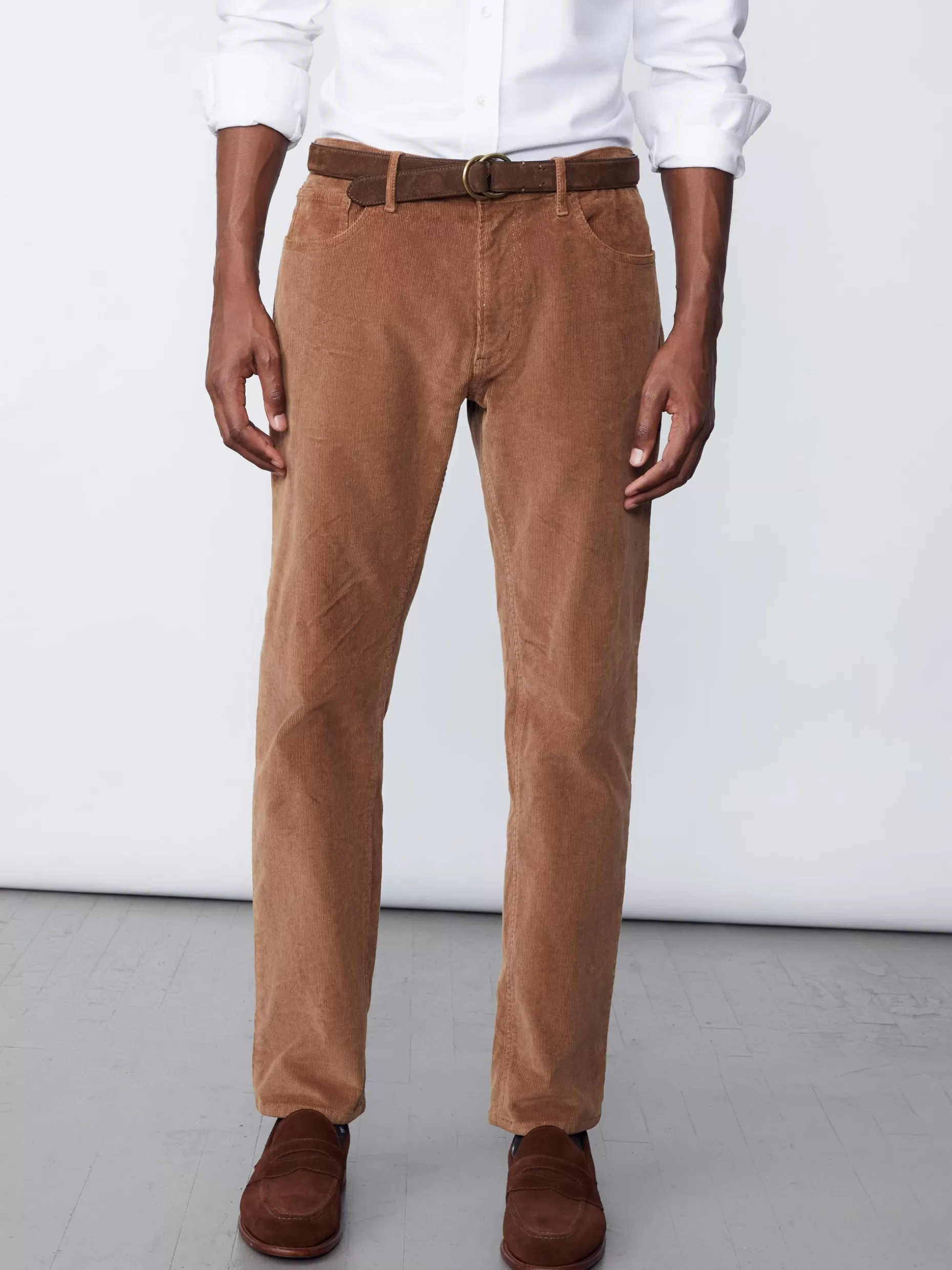 J. McLaughlin Parker 5-Pocket Straight Pants In Italian Stretch Cord- Pants