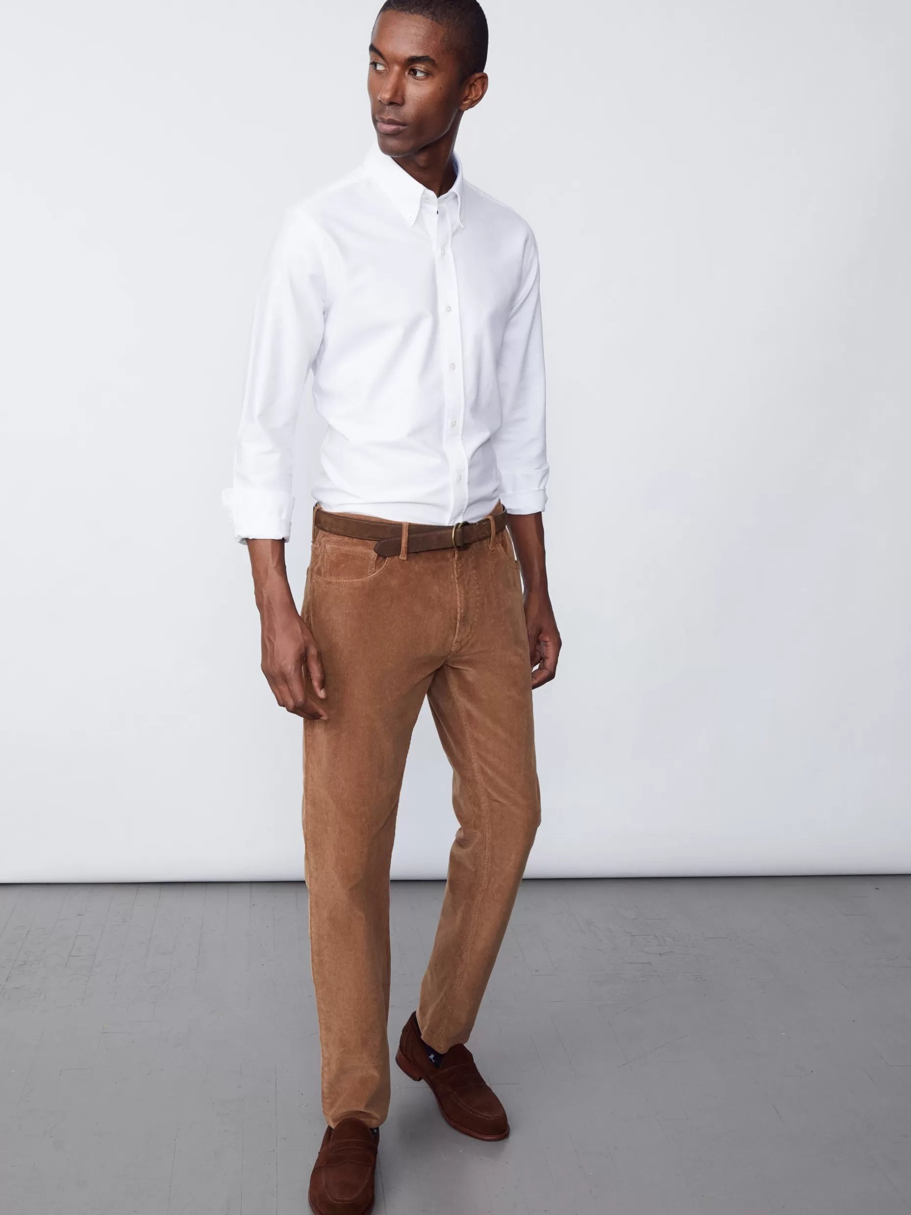 J. McLaughlin Parker 5-Pocket Straight Pants In Italian Stretch Cord- Pants