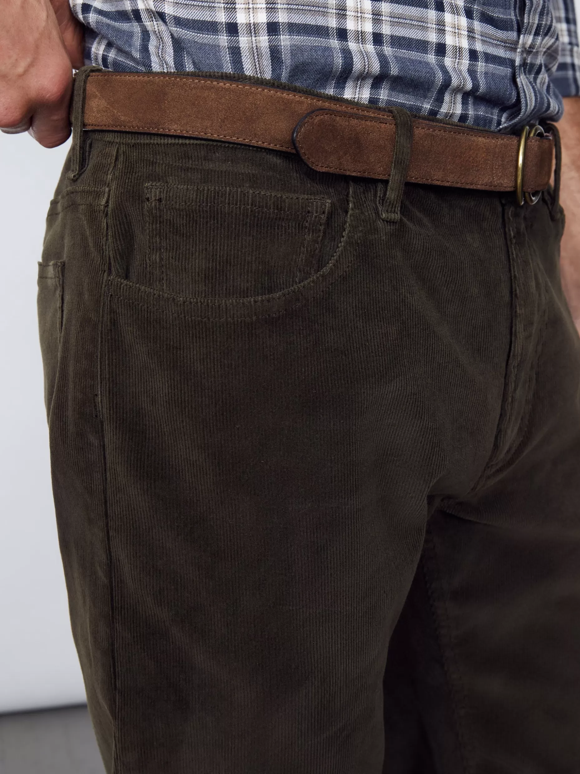 J. McLaughlin Parker 5-Pocket Straight Pants In Italian Stretch Cord- Pants