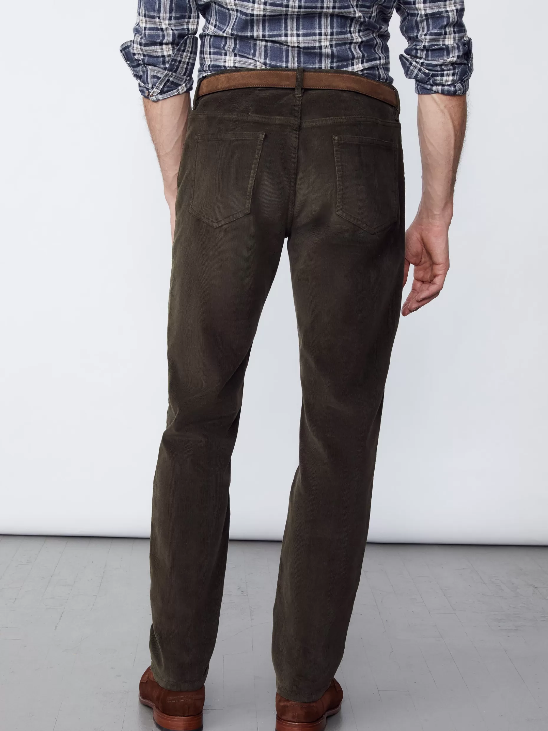 J. McLaughlin Parker 5-Pocket Straight Pants In Italian Stretch Cord- Pants
