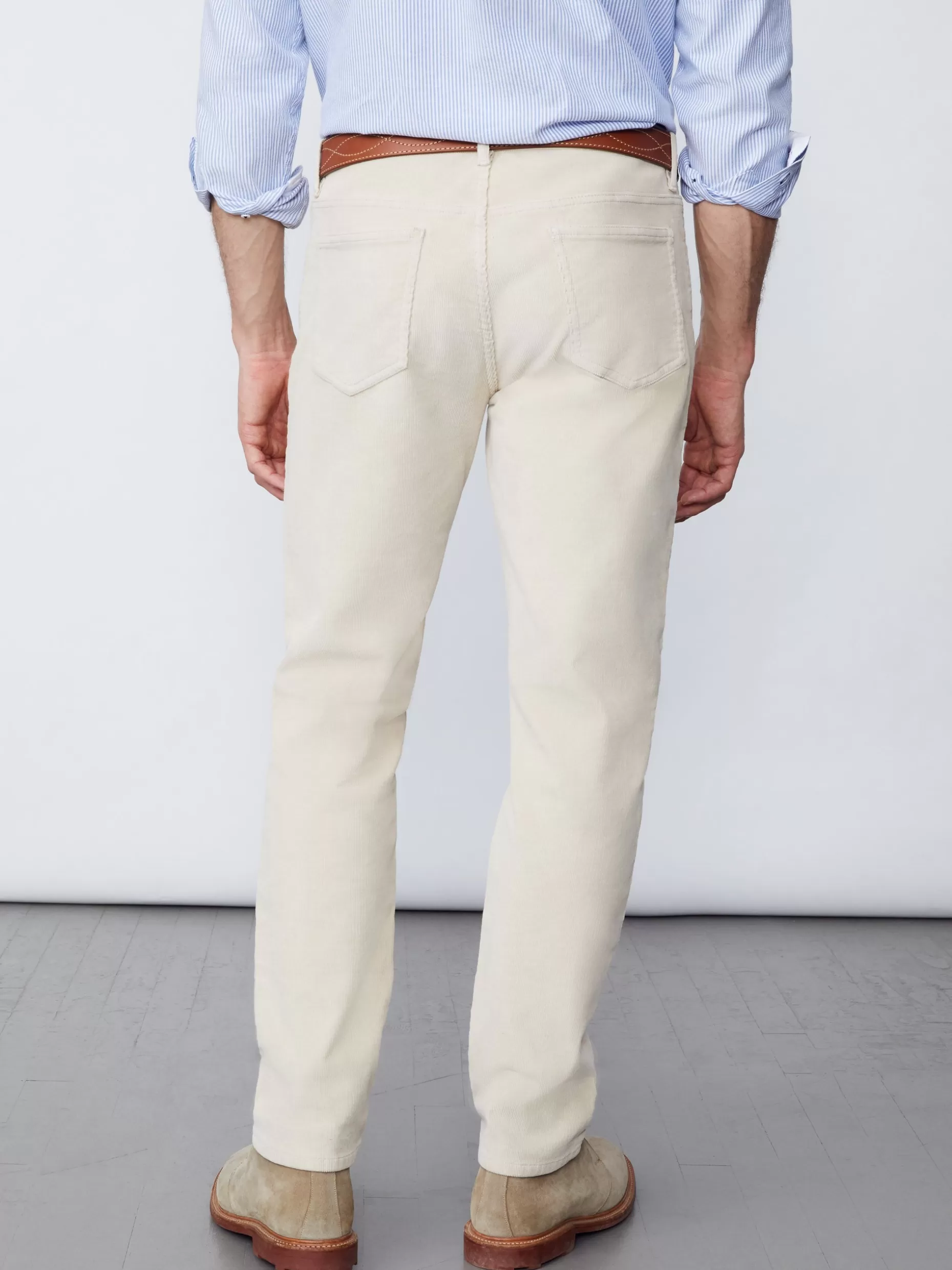 J. McLaughlin Parker 5-Pocket Straight Pants In Italian Stretch Cord- Pants