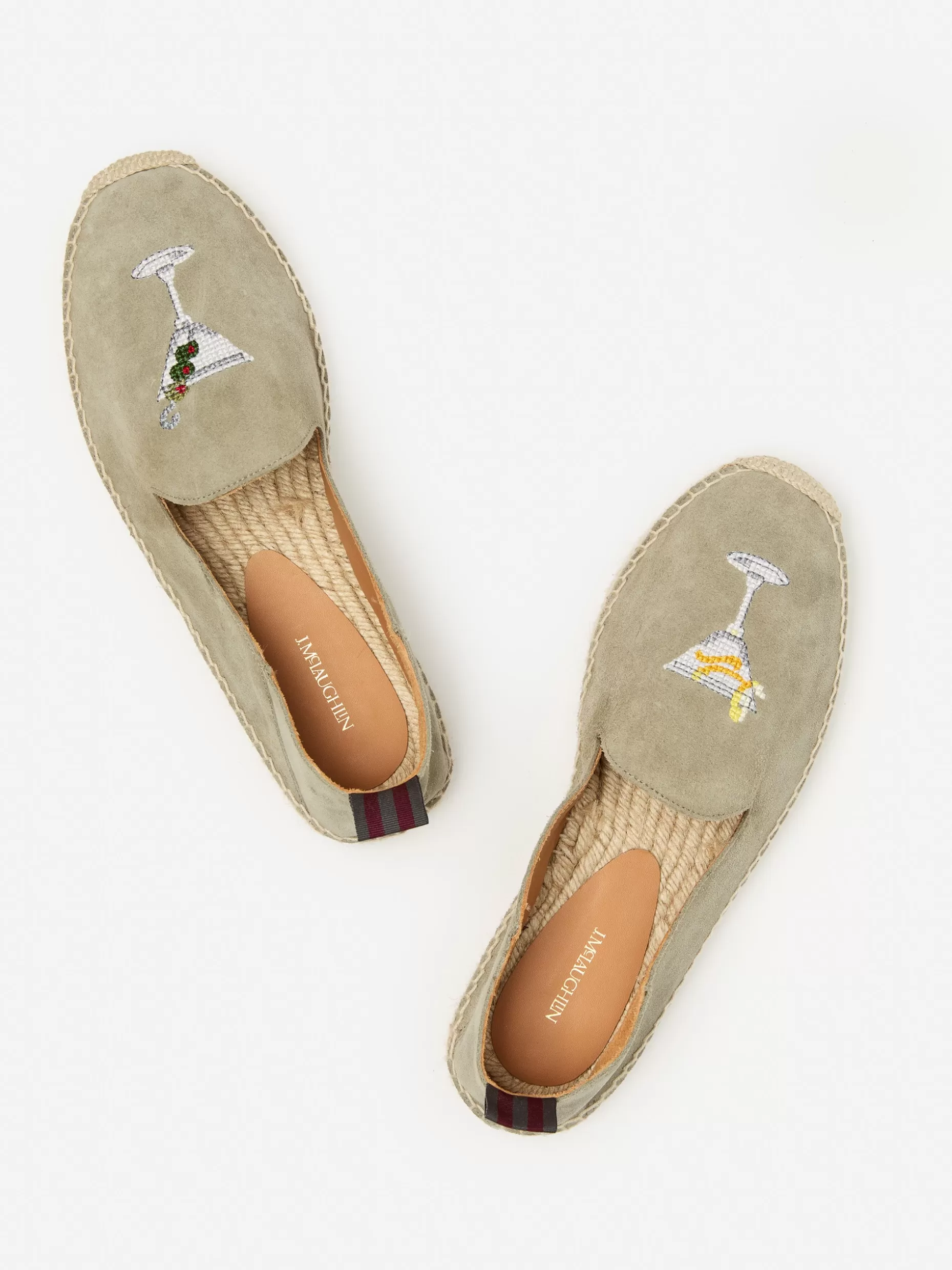 J. McLaughlin Rafe Suede Espadrilles In Martini- Shoes & Accessories | Loafers