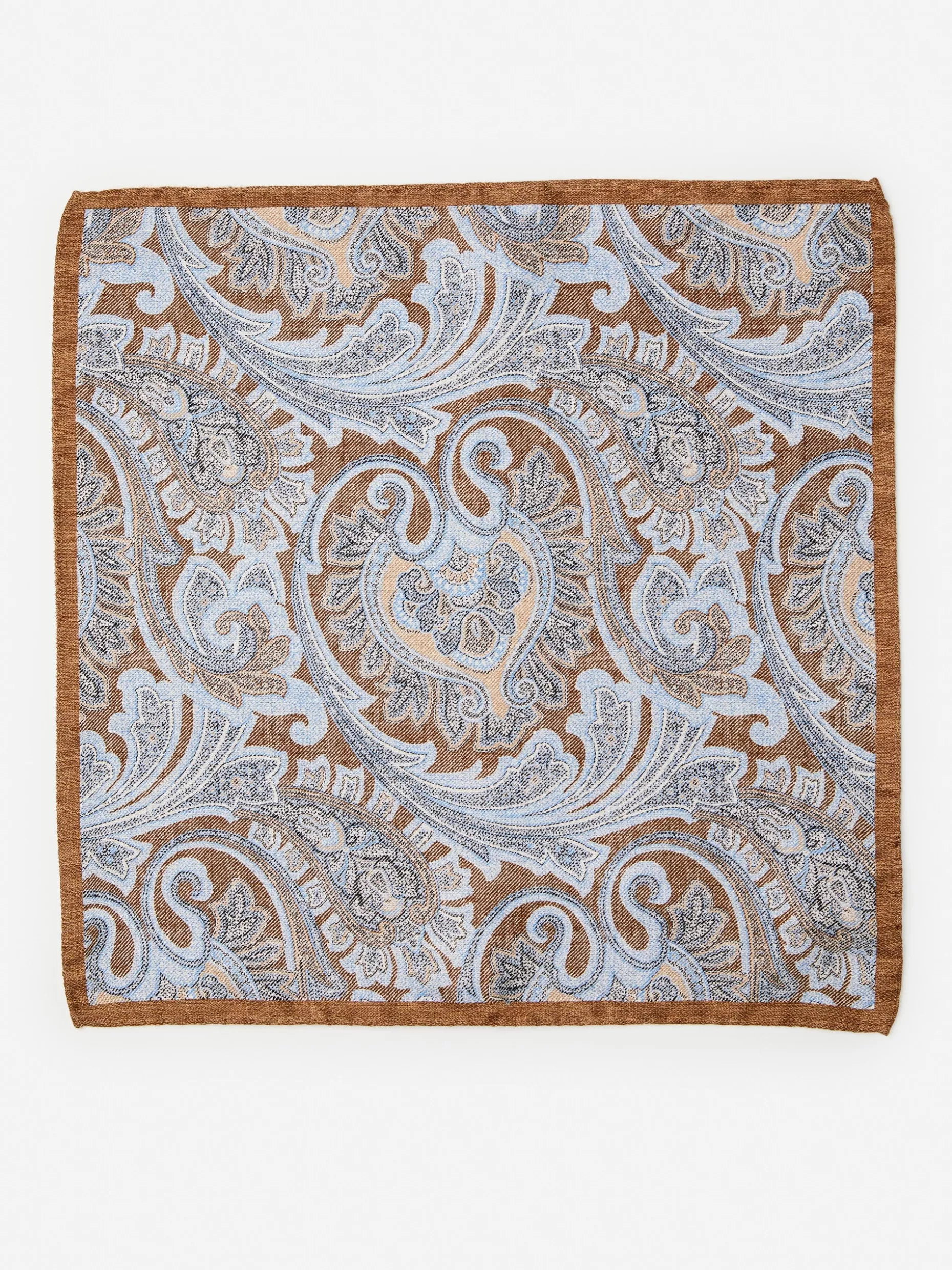 J. McLaughlin Silk Pocket Square In Paisley- Shoes & Accessories | Pocket Squares